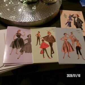 18 assorted Notecards w/envelopes Marcel Schurman A STITCH IN TIME SEWING THEMED